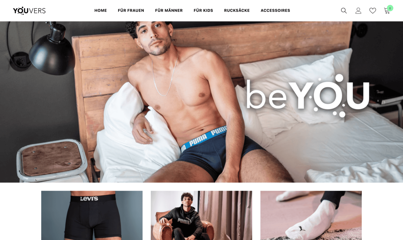 YOUVERS shopify Onlineshop by Michael Gahn DESIGN